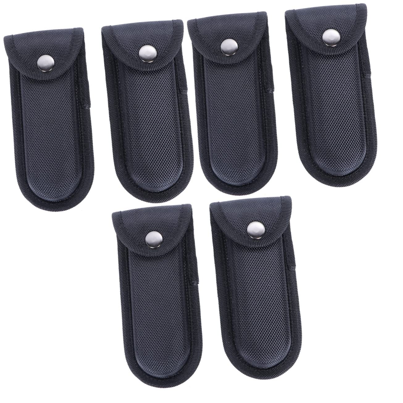 6 pcs Portable Pockets Knifes Pouch,Carry Nylon Sheaths for Folding Knives,Knifes Holders,Folding Pockets Knifes Organizer Pouch,Mini Holsters Holder,Folding Organizer Pouch,Storage Case