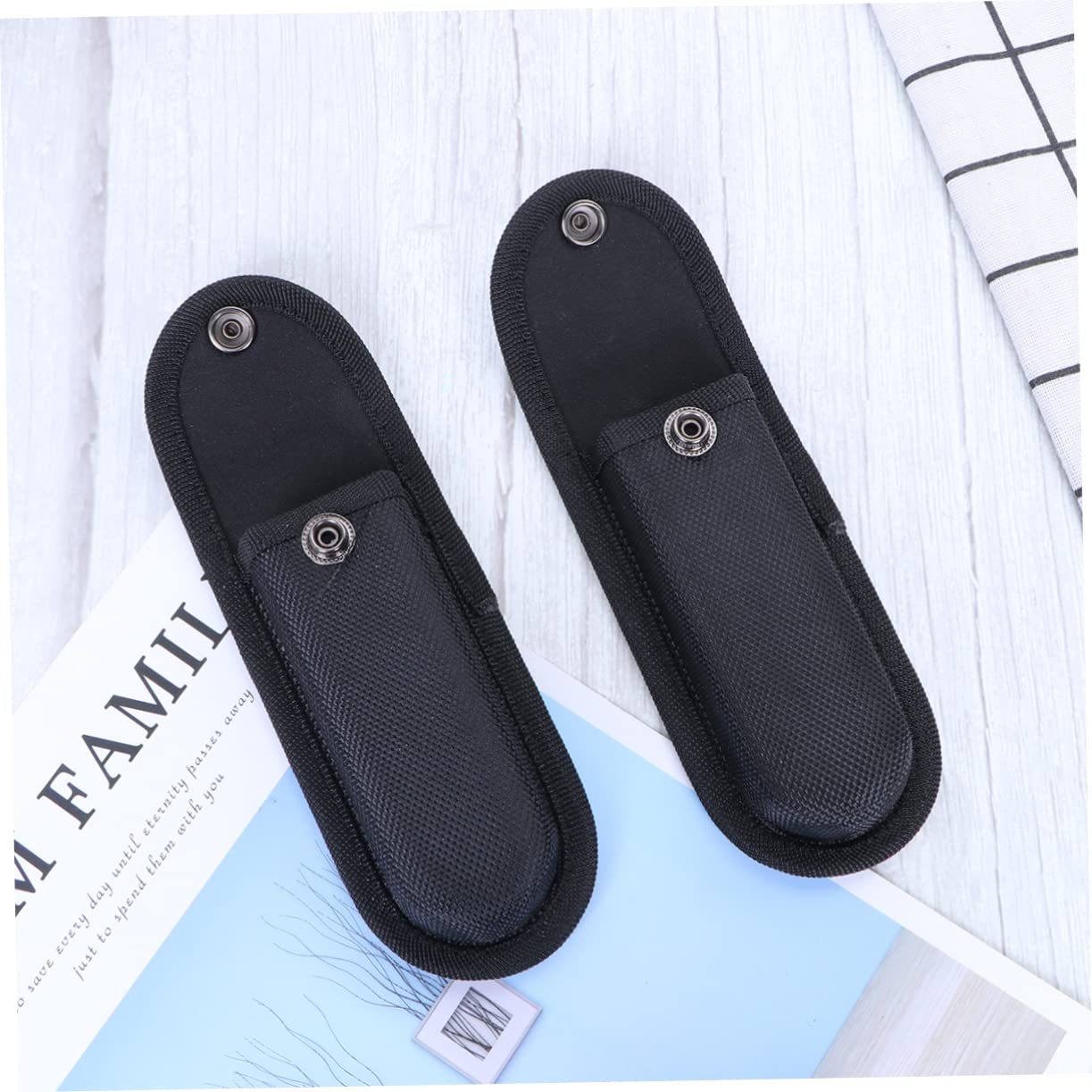 6 pcs Portable Pockets Knifes Pouch,Carry Nylon Sheaths for Folding Knives,Knifes Holders,Folding Pockets Knifes Organizer Pouch,Mini Holsters Holder,Folding Organizer Pouch,Storage Case