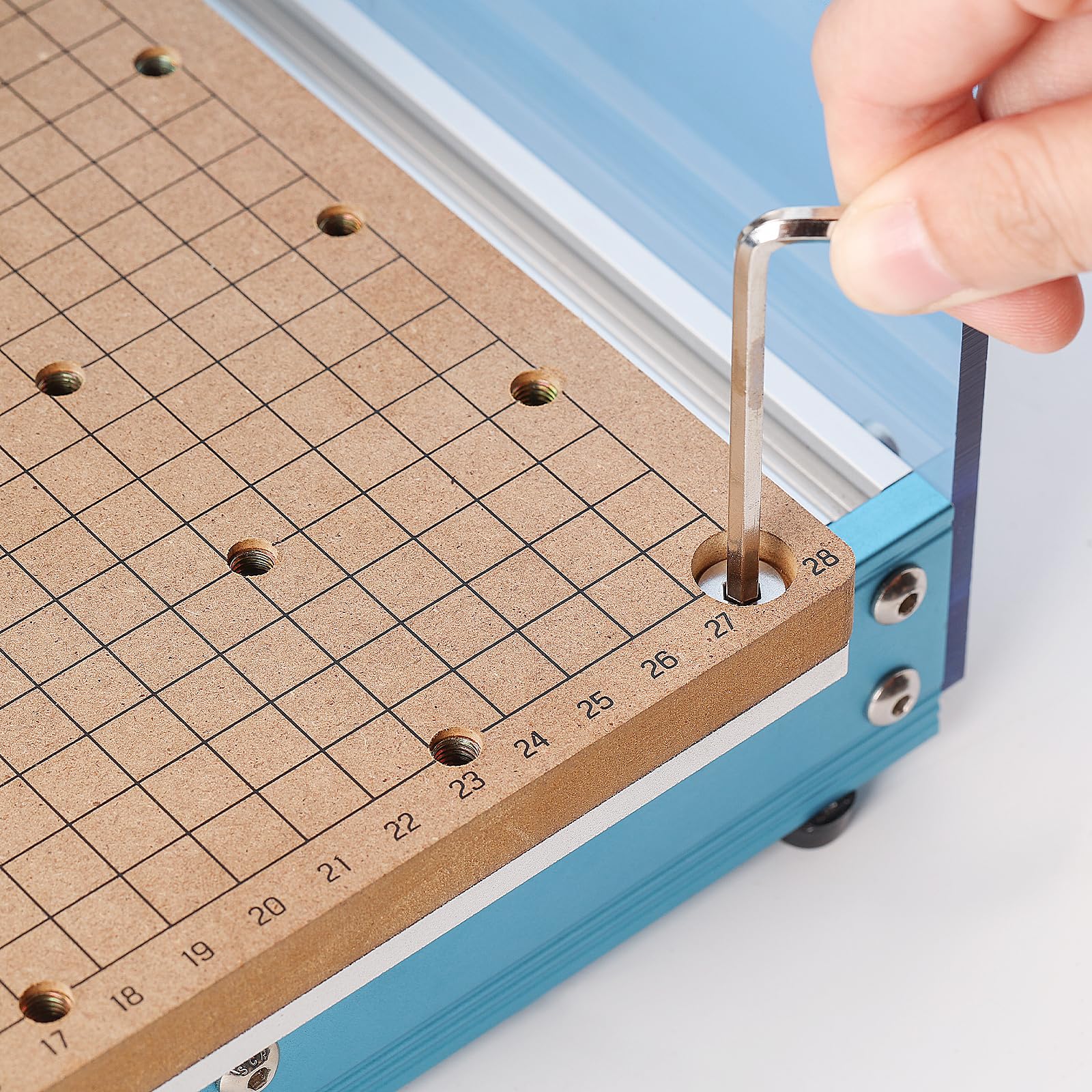 Genmitsu CNC MDF Spoilboard for 3018-PROVer V2, 300 x 180 x 12mm, M6 Holes (6mm), Screws are Included