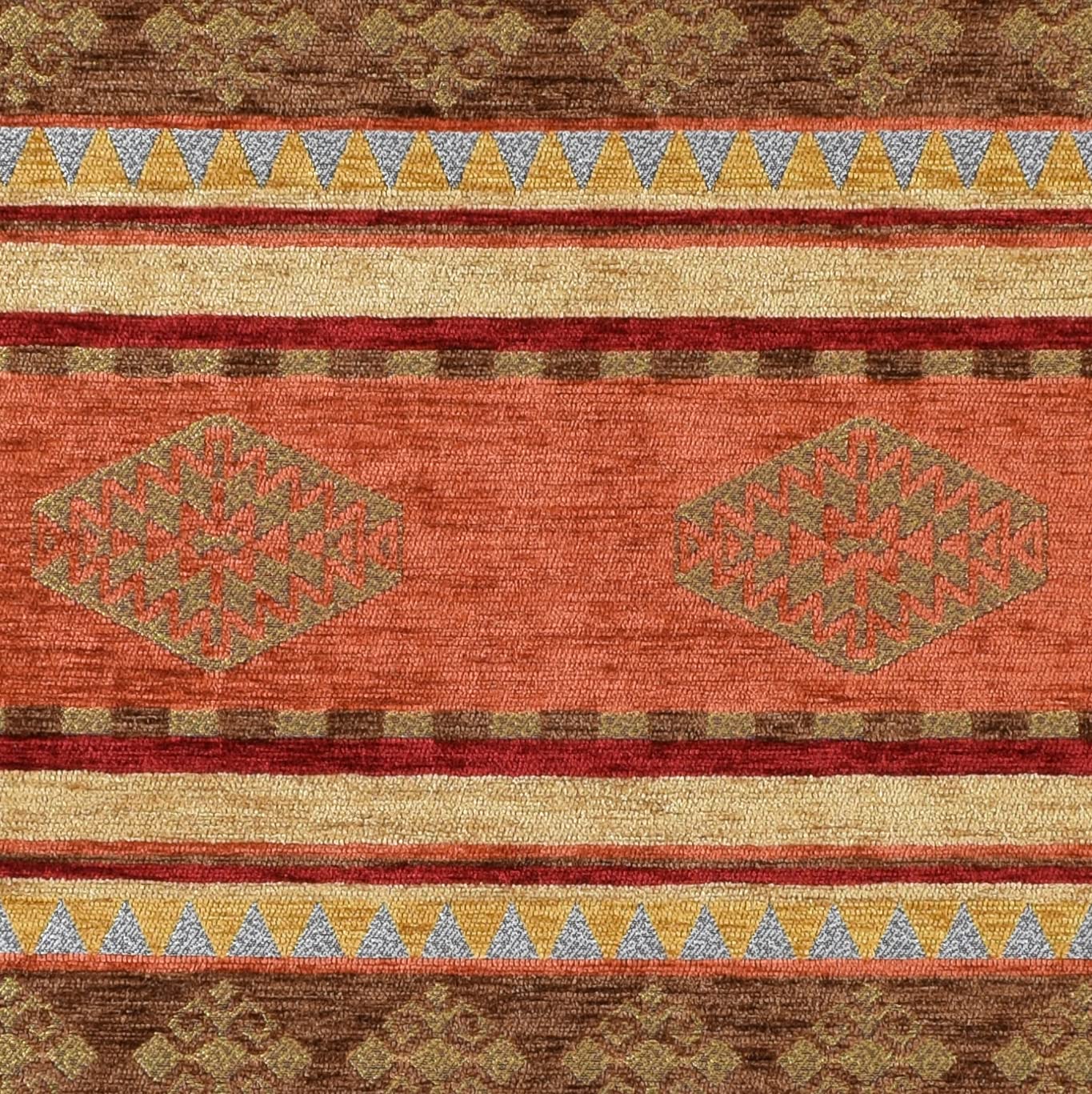 Kilim Pattern Upholstery Fabric Kilim Bohemian Boho Tapestry Tribal Southwestern Turkish Persian Moroccan Mexican Ethnic Fabric by The Yard Meter (2 Yards (55" x 72"))