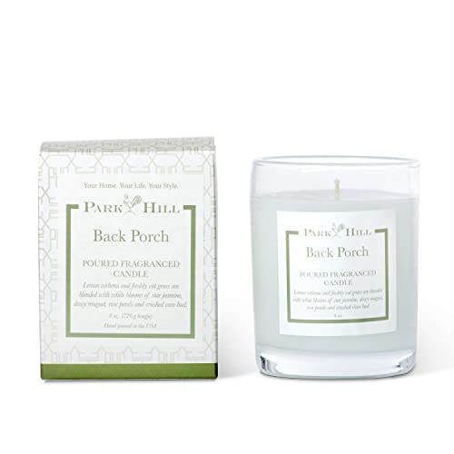 Park Hill Collection Home Fragrance Back Porch Boxed Poured Glass Candle