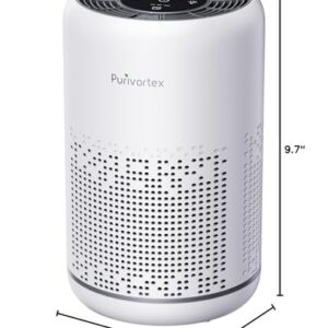 Compact Desktop Air Purifier - True HEPA Filter, Whisper-Quiet Operation, Energy-Efficient - Captures 99.97% of A11ergens, Dust, and Odors - Ideal for Home, Office, and Bedroom - Model: AC300