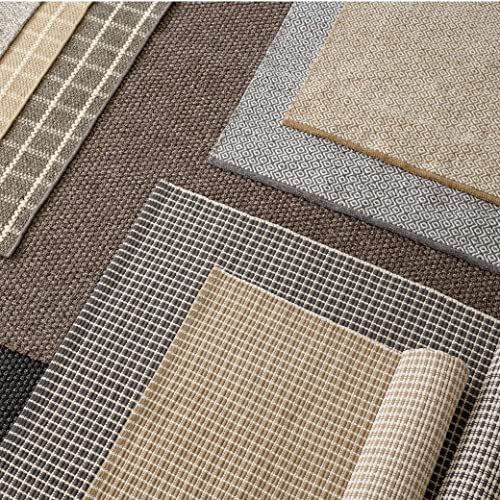 Dash and Albert Gridiron Indoor/Outdoor Area Rug - 8' x 10' Wheat Checkerboard Handwoven Accent Rug - Durable, Fade Resistant, High Traffic Friendly