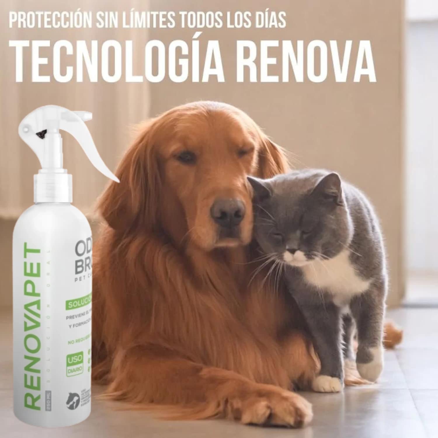 PetyPup Renovapet Organic Antitartar Oral Care Solution Pets Pay 2 and Carry 3 (Renovapet Oral pay 2 carry 3, 250 Ml)