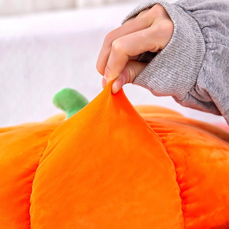 XIYUAN Stuffed Pumpkin Turtle Plush Toy, 20 inch Turtle Stuffed Animal, Turtle Plush Cuddly Soft Pillow, Marine Stuffed Animal, Turtle Plush Pillow（Orange）