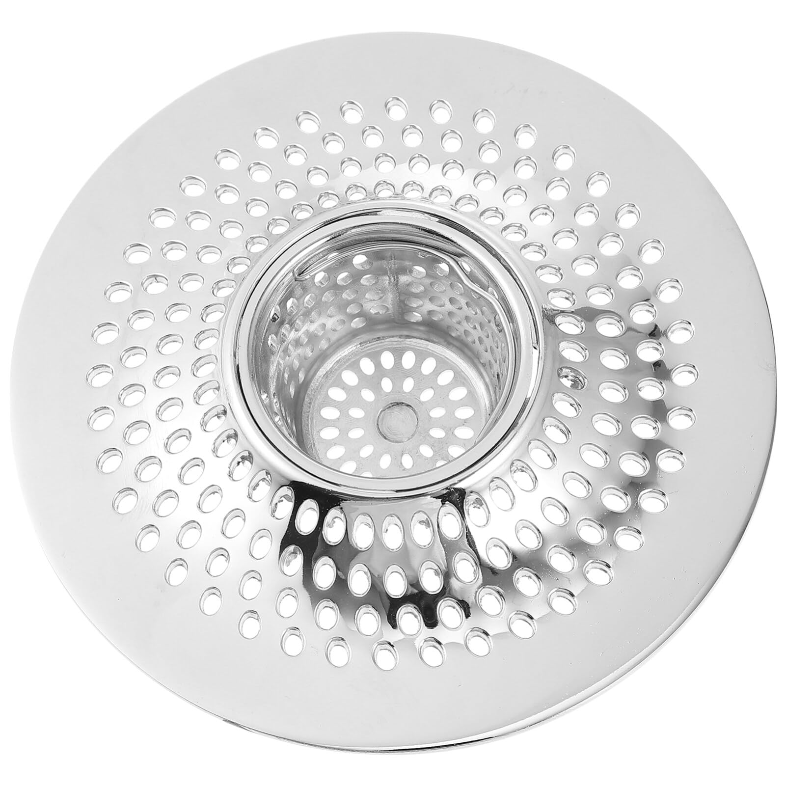 Angoily 1pc Sewer Filter Tub Drain Stopper Bath Tub Plug Hair Strainer Kitchen Drain Strainer Hair Snare Drain Screen Cover Tub Drain Strainer Hair Food Filter Cover Stainless Steel Sink