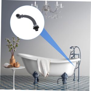 DOITOOL Expandable Drain 1 Set Bathtub Drain Flex Hose Plastic Drain Tubes Wash Basin Sink Kitchen Drain Expandable Drain Sink Expanded Tube Grey Extend