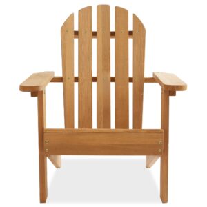 Casafield Children's Adirondack Chairs, Set of 2 Cedar Wood Outdoor Kid's Chairs for Patio, Deck, Lawn and Garden, Partially Pre-Assembled - Natural