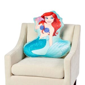 Northwest Little Mermaid Cloud Pal Character Pillow, 23", Pastel Ariel