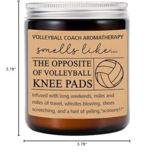 Volleyball Coach Gift - Coach Thank You Gift - Volleyball Coach Candle - End of Season Gift for Volleyball Coach - Volleyball Team Coach Gift