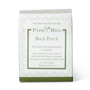 Park Hill Collection Home Fragrance Back Porch Boxed Poured Glass Candle