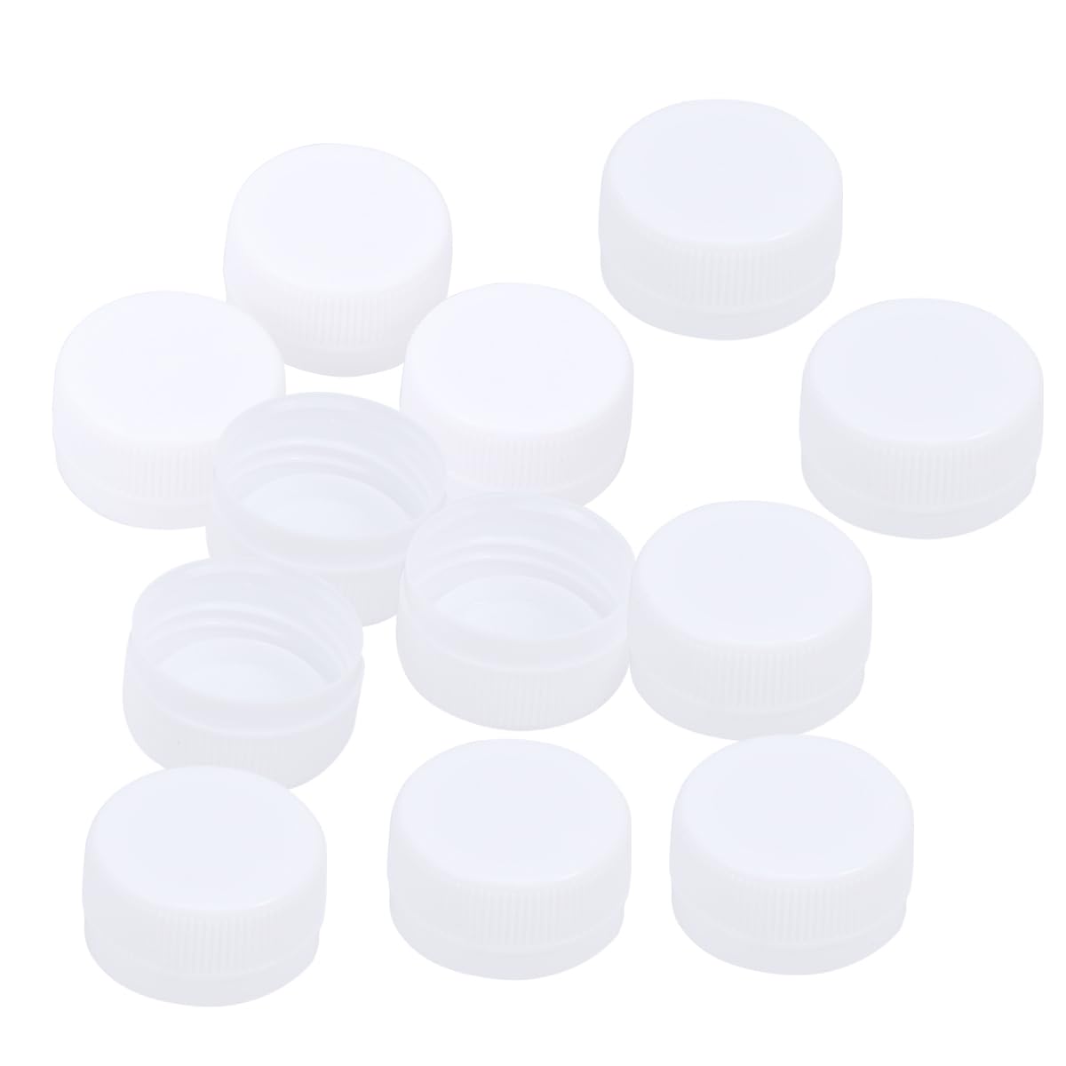 Plastic Bottle Caps Plastic Bottle Caps, 100pcs 30mm Bottles Lids, Container Lids for DIY Craft Development of Childrens Intelligence Plastic Colorful DIY Bottle Covers