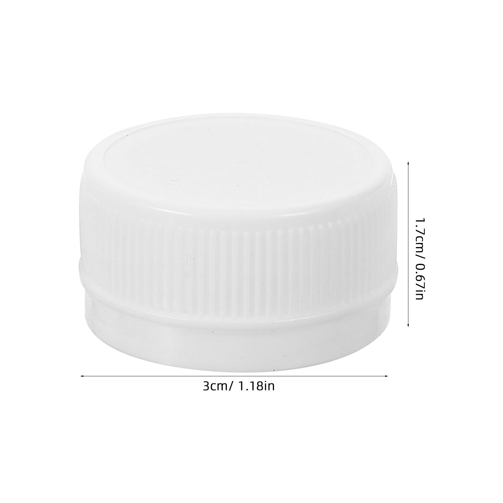 Plastic Bottle Caps Plastic Bottle Caps, 100pcs 30mm Bottles Lids, Container Lids for DIY Craft Development of Childrens Intelligence Plastic Colorful DIY Bottle Covers