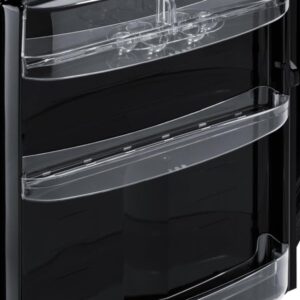 Summit FF6BK2SSADALHD 24” Wide ADA Under Counter Refrigerator 5.5 cu.ft. Made in Europe with Automatic Defrost Operation, Reversible Stainless-Steel Door, Deluxe black interior (ADA Left Hand Door)