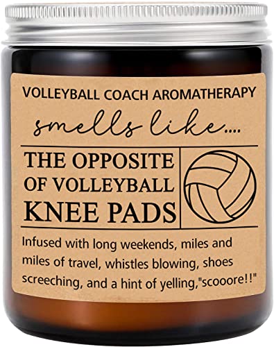 Volleyball Coach Gift - Coach Thank You Gift - Volleyball Coach Candle - End of Season Gift for Volleyball Coach - Volleyball Team Coach Gift