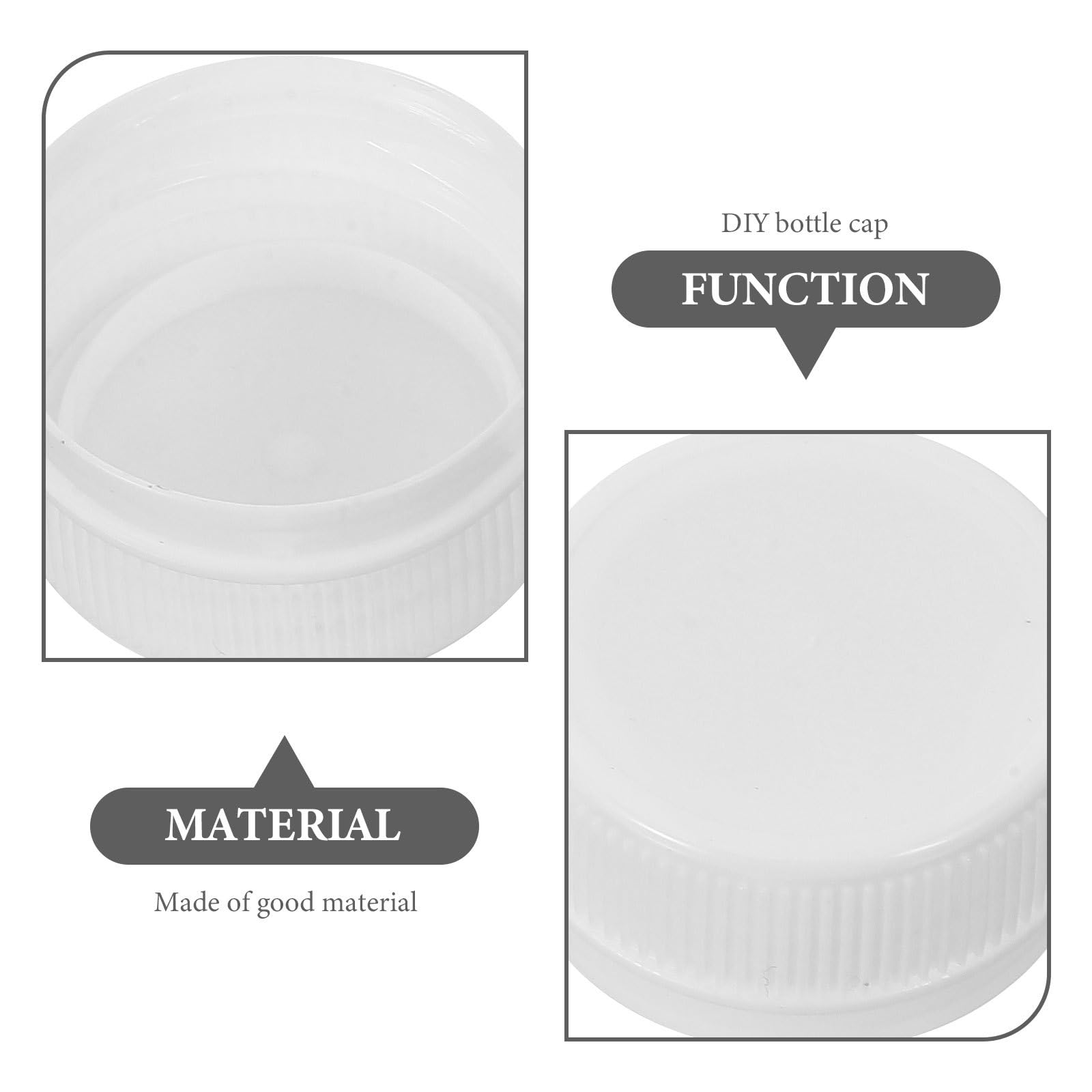 Plastic Bottle Caps Plastic Bottle Caps, 100pcs 30mm Bottles Lids, Container Lids for DIY Craft Development of Childrens Intelligence Plastic Colorful DIY Bottle Covers