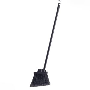 Winco Lobby Broom with Flagged Bristle and 30" Handle