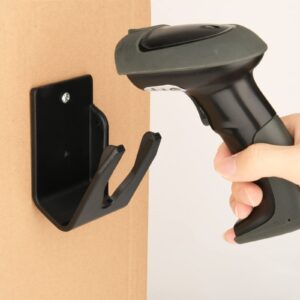 Universal Barcode Scanner Holder, Barcode Scanning Holder, Barcode Reader Holder Rack Bracket, Support Wall Mount/Suspension, Fit for Most Scanner Barcode Scanners (Style A: 90 x 68 x 75 mm)