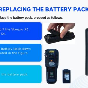 Youejoeq (15pcs) Replacement Battery for Datalogic Skorpio X3 X4,fits Part no BT-0016 94ACC0046 94ACC0048 BT-0015 Barcode Scanner Battery-5200mAh