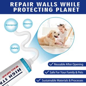 Laviay Drywall Repair Kit - 2 Pack Spackle Wall Repair with All The Bells and Whistles | Effortlessly Drywall Patch Kit & High Strength Small/Large Hole Repair | Fast-Drying Wall Patch Repair Kit