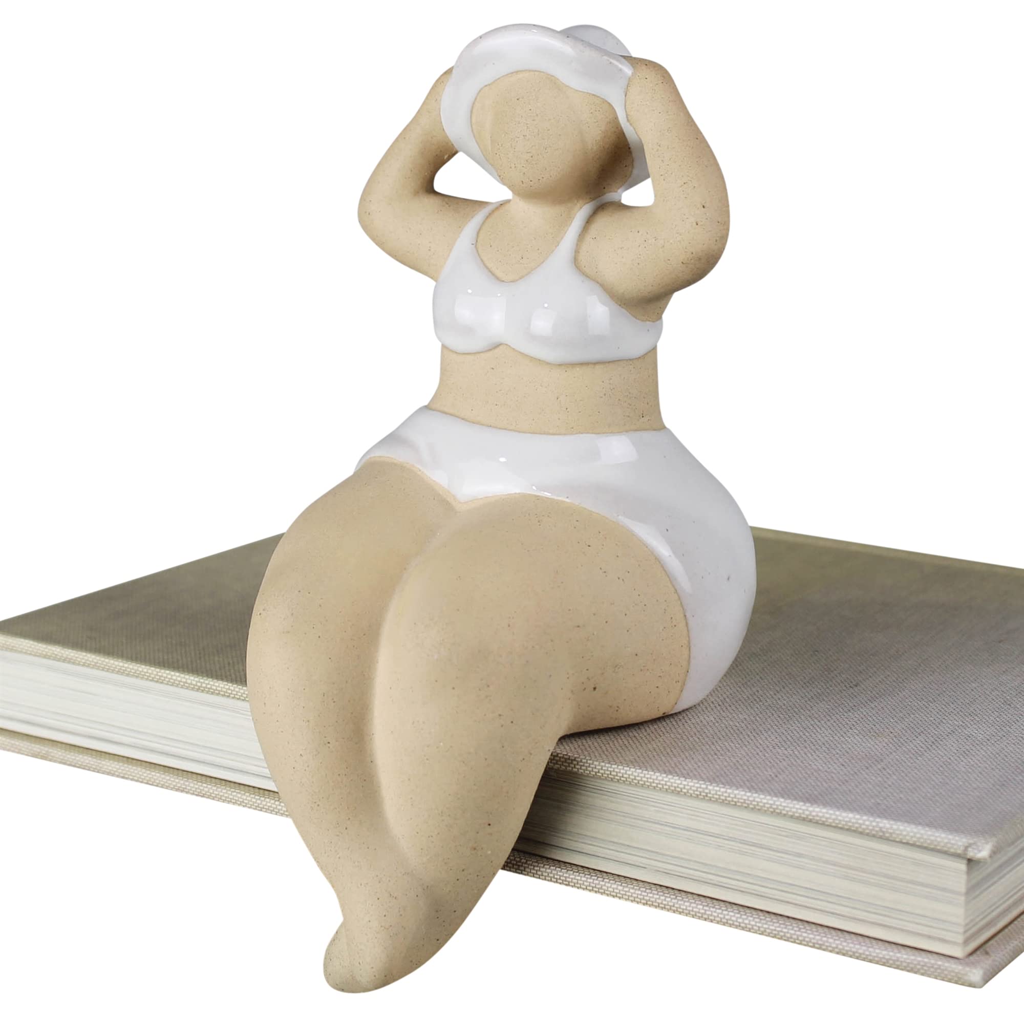 HomArt - Ceramic Shelf Ledge - Sun Bathing Lady