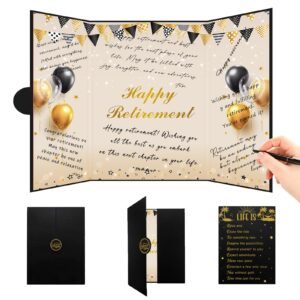 roetyce retirement party decorations, funny retirement guest book alternative, hapyy retirement decorations, best retirement gifts for women men, retirement signature board book, jumbo retirement card