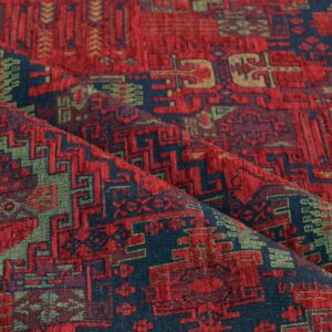 Kilim Pattern Upholstery Fabric Kilim Bohemian Boho Tapestry Tribal Southwestern Turkish Persian Moroccan Mexican Ethnic Fabric by The Yard Meter (1)