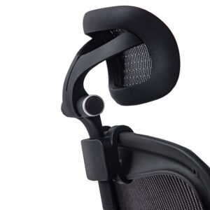 New Headrest for Herman Miller Classic and Remastered Aeron Office Chair Black/Graphite Headrest Only - Chair Not Included (for Classic Aeron)