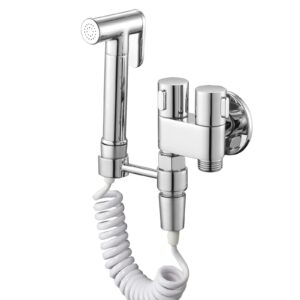 handheld bidet sprayer for toilet,brass baby cloth diaper sprayer kit with pvc hose,bathroom toilet bidet attachment set for toilet cleaning,chrome