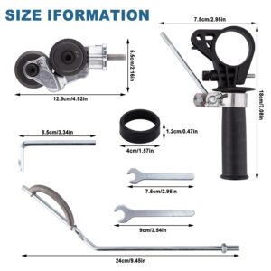 OCGIG Metal Cutting Adapter For Drill, Electric Drill Shears Attachment Cutter Nibbler, Metal Sheet Cutter Tool Adapter Is Fit For Cutting Steel, Copper, Aluminum, Iron