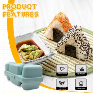 Onigiri Mold Triangle Rice Ball Mold Able To Make Up To 6 Triangle Sushi At The Same Time Quickly - Rice Ball Mold for Storing Sushi and Making Sushi