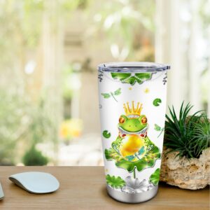 Mebupol Frog Gifts Tumbler 20oz, Frog Gifts For Women, Frog Gift, Frog Themed Gifts Tumbler, Frog Gifts For Frog Lovers, Frogs Gifts For Women, Frog Gifts For Girls, Frog Cup Gifts, Frog Gift Ideas