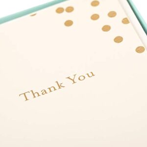 Graphique Box of Thank You Cards, Confetti - Includes 10 Cards with Matching Envelopes and Storage Box, Cute Stationery Made of Durable Heavy Cardstock, Cards Measure 3.25" x 4.75"