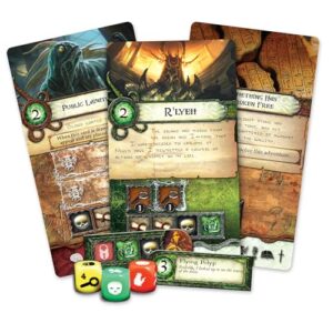 Fantasy Flight Games Elder Sign Board Game - Supernatural Intrigue, Cooperative Dice Adventure! Horror Mystery Game, Ages 14+, 1-8 Players, 1-2 Hour Playtime, Made