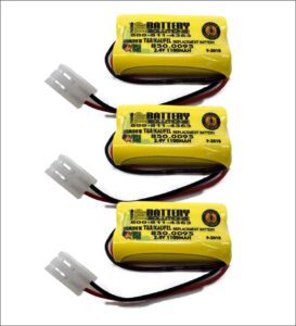 3pc t&b, kaufel 850.0095 emergency light battery 2.4v 1.1ah