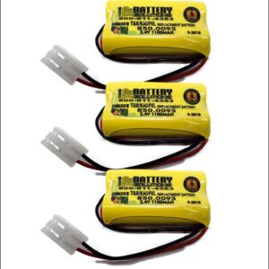 3pc T&B, KAUFEL 850.0095 Emergency Light Battery 2.4V 1.1Ah