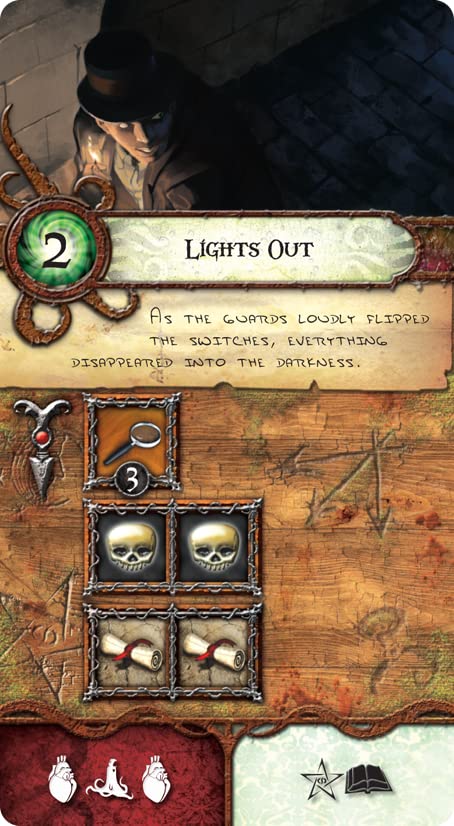 Fantasy Flight Games Elder Sign Board Game - Supernatural Intrigue, Cooperative Dice Adventure! Horror Mystery Game, Ages 14+, 1-8 Players, 1-2 Hour Playtime, Made