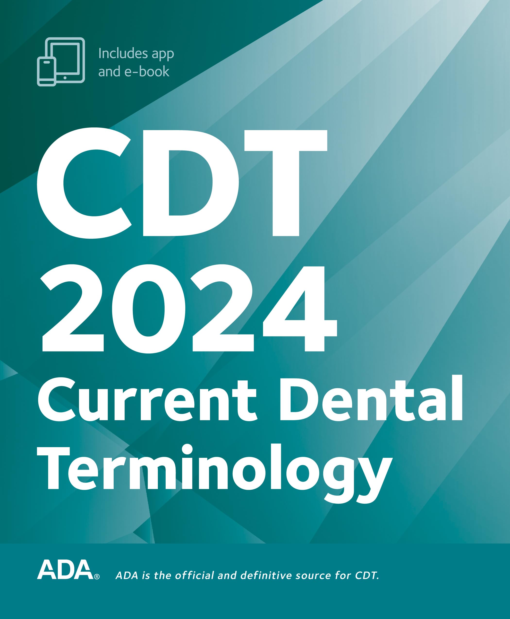 CDT 2024: Current Dental Terminology Book and App