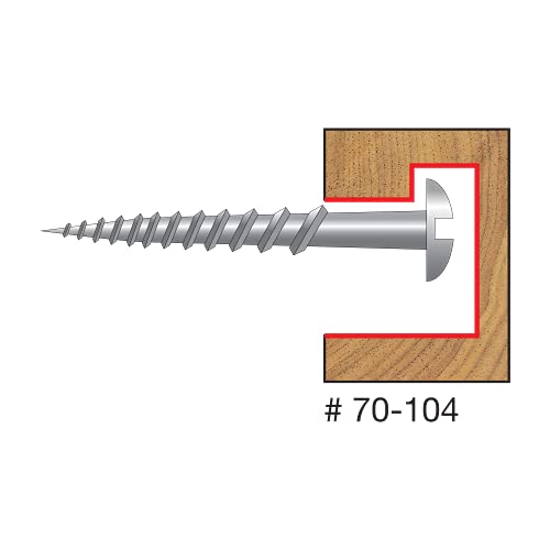 Freud 70-104: 25/64" (Dia.) Key Hole Bit, Perma-shield Coating Red