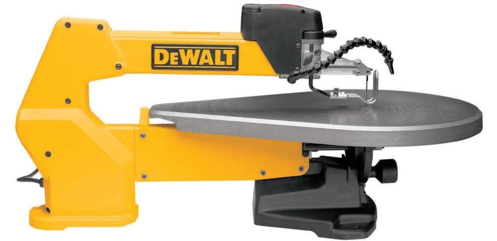 DEWALT Scroll Saw, 1.3 Amp, 20 in Steel Blade, With Variable-Speed Trigger, For Precise Cuts (DW788)