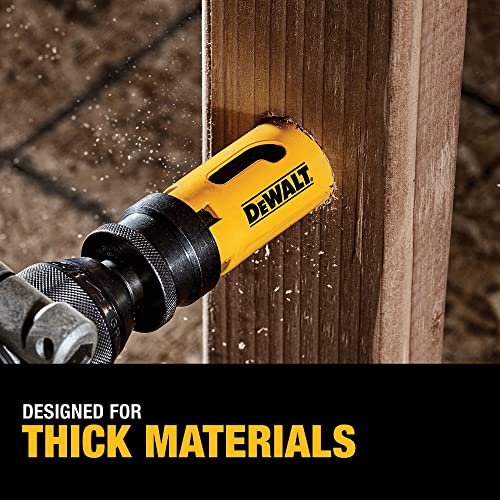 DEWALT Bi-Metal Hole Saw Kit for Wood, Metal and Plastic (D180001)