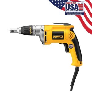 DEWALT Drywall Screw Gun, 6.3-Amp (DW272), Yellow