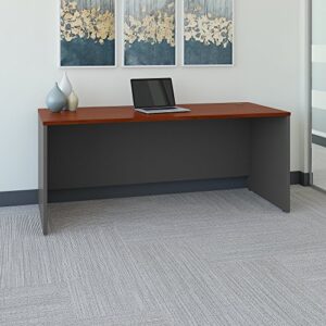 Bush Business Furniture Series C Office Desk, Large Computer Table for Home and Professional Workplace, 72W x 30D, Hansen Cherry