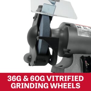 JET 8-Inch Bench Grinder, 3450 RPM, 1/2 HP, 120V 1Ph (Model JBG-8A)