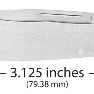 Case WR XX Pocket Knife Brushed Stainless Executive Lockback Item #004 - (M1059L SS) - Length Closed: 3 1/8 Inches