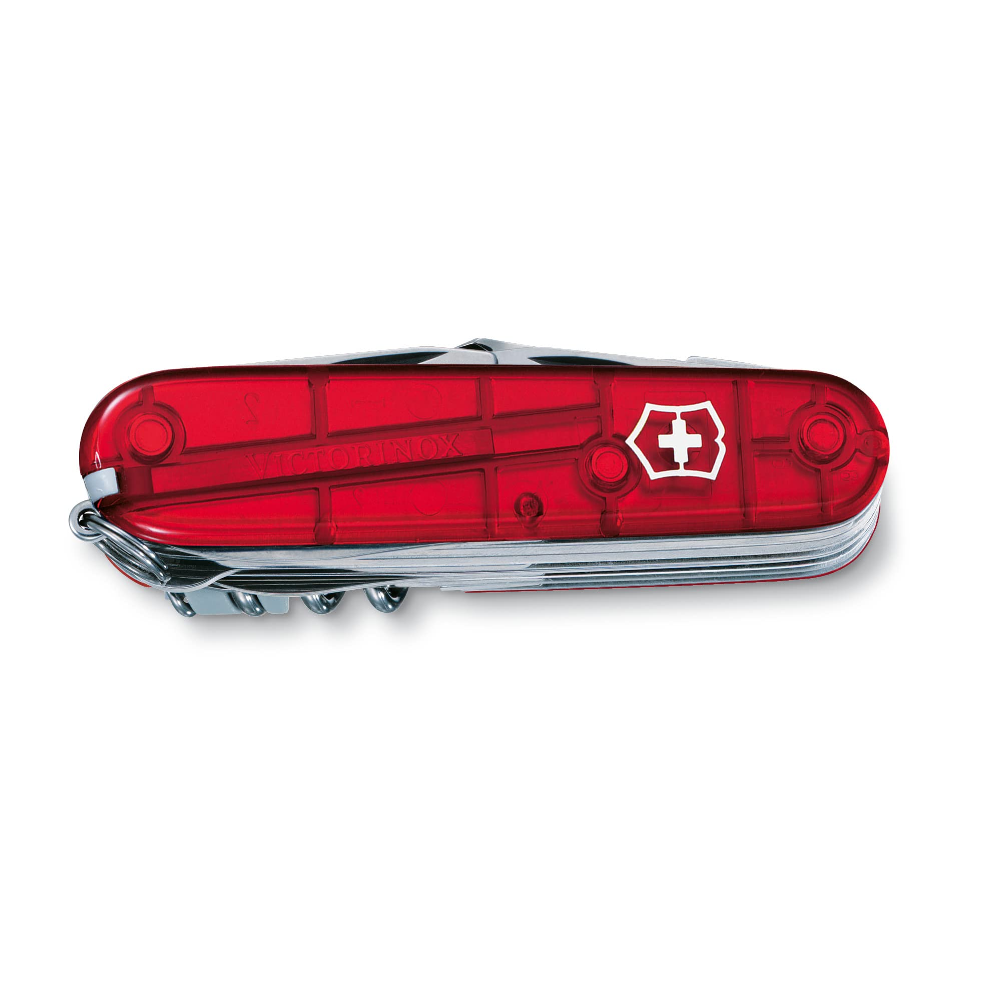 Victorinox Swiss Army Multi-Tool, SwissChamp XLT Pocket Knife, Ruby