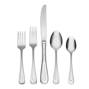 oneida satin sand dune 20-piece flatware set, service for 4