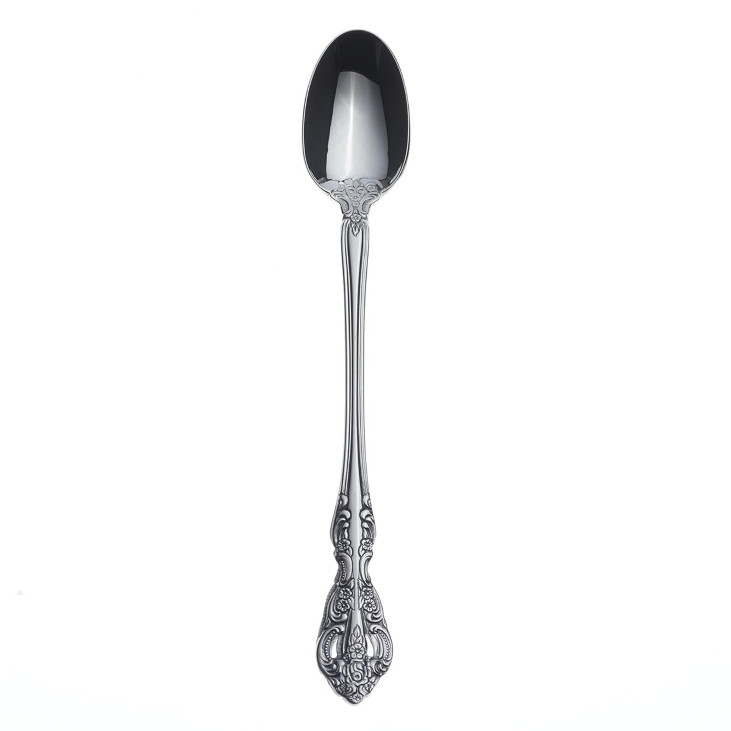 Oneida Michelangelo Fine Flatware Tall Drink Spoon, 0.08 LB, Metallic