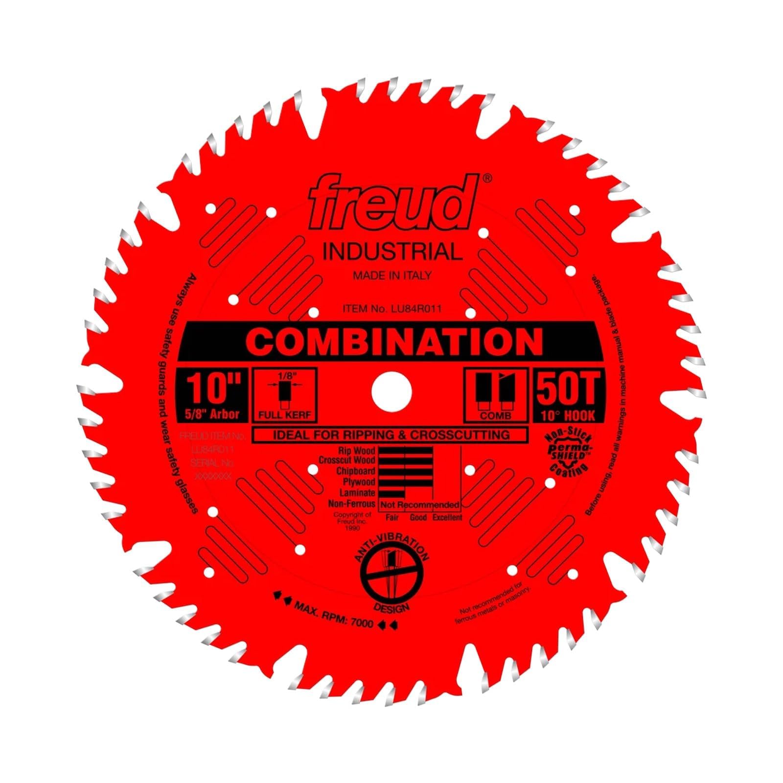 Freud LU84R011: 10" Combination Blade