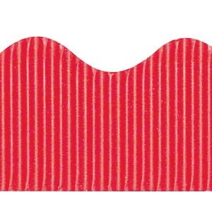 Pacon Bordette Decorative Border, 2.25" X 50 Ft Roll, Flame Red